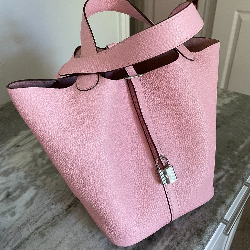 Hermes Picotin 22 Rose Sakura - Picture 3 of 8